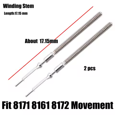 Winding Stem for 8171 8161 8172 Movement ISA 8171 8161 8172Movement Watch Repair Parts Handle Rod St