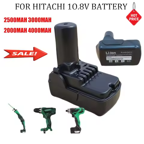 For Hitachi battery 10.8V 4000mAh 4.0AH DB10DL FCR10DL WH10DCL BCL 1015,BLC1015 BCL 1030 BCL 1030M B