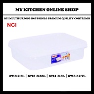 NCI HIGH QUALITY BPA-FREE TRANSPARENT CONTAINER_BEKAS MAKANAN RENDAH_BEKAS KUEH/Bekas LAUK Plastic