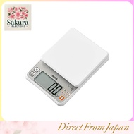 Tanita Cooking Scale, can measure calories in rice, Measures up to 2kg in 0.5g increments, KJ-215 WH