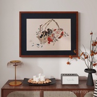 Good Meaning Zen Still Life New Chinese Style Feng Shui Harvest Tea Room High-End Art Painting Decor