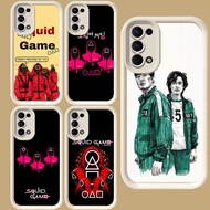 R38 Squid Game Casing for OPPO A94 A74 Reno 5 A92 A16 A16s A54S A95 A72 4 A55 A52 6 5G White