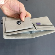 Short Canvas Wallet - Multi-Color Options | 4 Card Slots & Coin Pocket