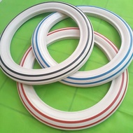 Lis ban Mobil Atlas ORI ring 14 lis warna 1 set karet pelindung velg mobil