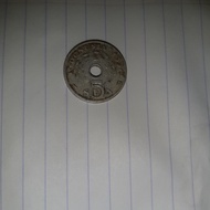 uang koin 5 sen tahun 1951