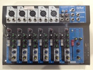 มิกเซอร์ เครื่องผสมสัญญาณเสียง Mixer Hot Rock AV-2248 DM705 7 Channel USB