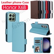 Flip Leather Phone Case For Honor X6B X6A X9A X9B X8A X8B X7A X7B X 6B X 9B X 8B X 7B HonorX6B Honor