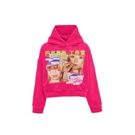 American Style Harajuku Oversized Y2k Pink Hoodies Women Streetwear Tops Grunge Sweatshirt