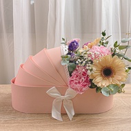 [Newborn Floral Hamper] Baby Cot Hamper (Pink)