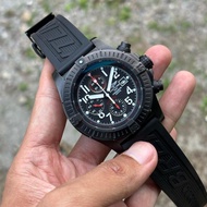 SUPER AVENGER CHRONOGRAPH 48MM BLACK STEEL RUBBER STRAP LIMITED EDITION 2010 no omega panerai pam AP