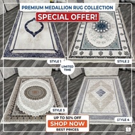 KARPET SUPER DUBAI ANTI SLIP BELAKANG GATAH ALL SIZE.200x300cm