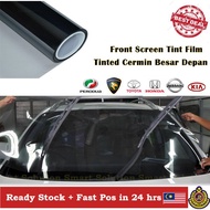 🇲🇾Ready Stock⭐Platinum Crystal Black UV Tint Film/Front Screen/Cermin Besar Depan/Tinted Kereta/Car Tinted/