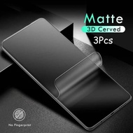 SamsungS25 S25Ultra S24Ultra S25+ S25U 3Pcs 999D Full Cover Matte Frosted Soft Hydrogel Film For Sam