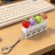 EPOCH Vegetable Clicker Keychain, Funny Plastic Fidget Clicker, Creative with Lights Cartoon Pass Th