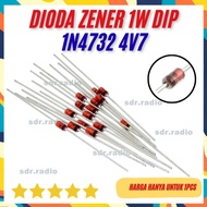 4.7v Diode Zener 1w 1N4732 Diode 4v7 4.7v 4.7 4.7 4.7 4.7v 1 1.0 1.0 1.0 w DO-41
