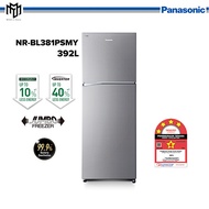 (SAVE 4.0) Panasonic NR-BL381PSMY 2-Door Fridge 392L Inverter Top Freezer Refrigerator (Ag Meat Case) NR-BL381 NRBL381PSMY