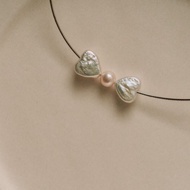 Lilly_Keshi珍珠蝴蝶結項鍊