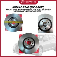 AUDI A6 A7 A8 (2008-2017) FRONT DISC ROTOR DEPAN MADE BY BREMBO 356MM 4G0 615 530 09.B971.11