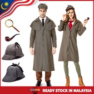 Sherlock Holmes Costume for Adults – Detective Outfit for Men & Women Halloween Cosplay