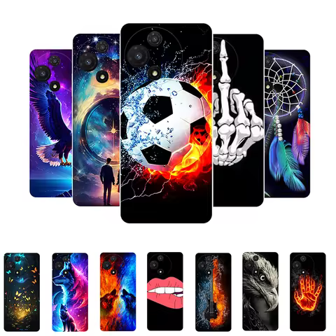 For TCL 60R 5G Case Football Soft Silicone Back Cover Cases For TCL 60 R 5G T519H Phone Cover TCL60R