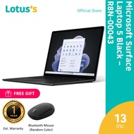 Microsoft Surface Laptop 5 13" Core i5/16GB RAM - 512GB, W11H Black - R8N-00043+Ext. Warranty+Blueto