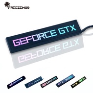 FREEZEMOD การ์ดจอ RGB แบบแผ่นรองหลัง,GPU รองรับแผงด้านข้าง RGB RTX3090 GTX ROG 5V 3PIN ARGB เคส PC ออร่าซิงค์ DIY