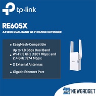 TP-LINK RE605X AX1800 DUAL BAND WI-FI RANGE EXTENDER