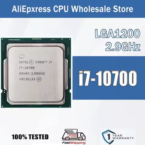 Intel Core i7-10700 2.9GHz 8 Cores 16 Threads 16M 65W i7 10700 Computer CPU Processor Server LGA1200