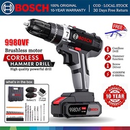 Bosch 9980VF Professional Brushless Cordless Impact Drill Kit + 2 Battery + 1 Charger Impact Drill S