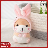 Super cute plush hamster doll, plush toy, keychain, mini cartoon hamster toy, double bag keychain wi