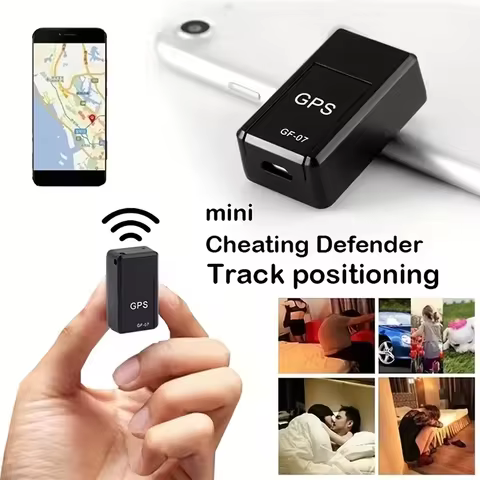 GF07 Magnetic Mini Car Tracker GPS Real TimeTracking Locator Device Magnetic GPS TrackerReal-time Ve