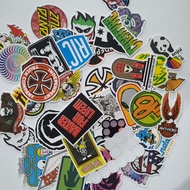 Random 100pc waterproof skate stickers