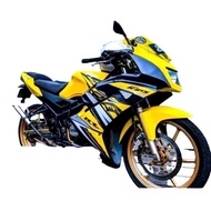 STRIPING STIKER LIST BODI MOTOR STANDAR NINJA RR SE 2014 KUNING NINJA SE 2014