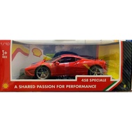 Shell Bburago Ferrari 458 Speciale Diecast Scale 1:18