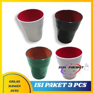 [3 pcs] Ramen Glass 2CG1 Great 2C-G1 Plastic Drinking Glass/