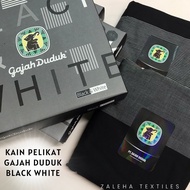 KAIN PELIKAT ✅ kain pelikat gajah duduk black and white kain pelikat hitam putih cantik berkualiti