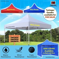 HEAVY DUTY TENTAGE / GAZEBO/ OUTDOOR TENT-2x2M / 3Mx3M- WHITE FRAME