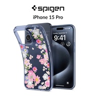 Spigen iPhone 15 Pro Case 6.1" Liquid Crystal Blossom Clear Casing Slim Protective iPhone 15 Pro Cov
