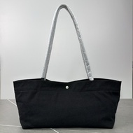 THE * ROW Ladies Canvas with Leather IDAHO Series Simple Commuter Shoulder Handbag Underarm Bag Tote