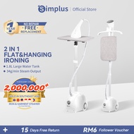 Simplus Iron Steam Garment Steamer 2000W  11-Iron Mode Stainless Steel Soleplate 34g/min Steam Outpu