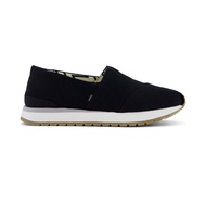TOMS รองเท้าลำลองผู้หญิง สลิปออน รุ่น Resident Plus Black Heritage Canvas (CF) รองเท้าลิขสิทธิ์แท้