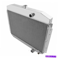 Radiator Chevy V8変換4列ラジエーター、61-64フォードF-100 F-250 F-350ピックアップトラック Chevy V8 Conversion 4 Row Radiator,