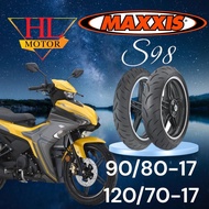 TAYAR MAXXIS YAMAHA Y16ZR STANDARD 90/80-17 & 120/70-17 DIAMOND / VICTRA S98