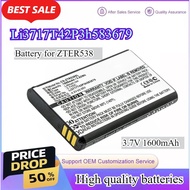 Li3717T42P3h583679 1600mAh 3.7V Battery for ZTE R538 Phone Battery Replacement Rechargeable Battery 