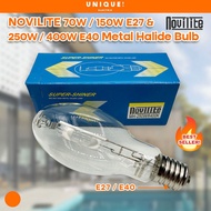 NOVILITE 70W / 150W E27 & 250W / 400W E40 METAL HALIDE BULB