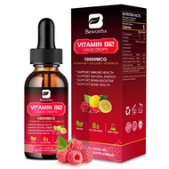 Vitamin B12 Liquid - Vitamin B12 Sublingual Liquid Drops | Methylcobalamin B12 10000mcg Formula with