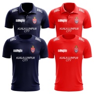 KUALA LUMPUR CITY FC Microfiber Travel Polo Jersey Piala Malaysia Liga Super│KL City FC Jersi Kolar 
