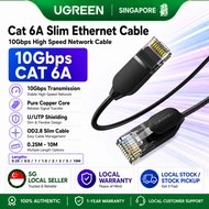 UGREEN Cat 6 A Ethernet Cable Slim Network Cable 4 Twisted Pair Patch Cord Internet UTP FTP Cat6 a L