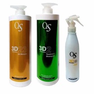 Qs 2 Treament Shampoo + Qs 23 Masque + Qs 51 Smooth spay {set}
