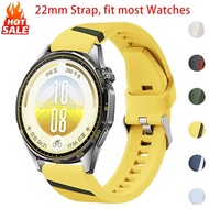 22mm Sport Silicone Strap Compatible for Huawei Watch GT7/GT6/GT5/GT4 46mm for Garmin 265/255/965/97